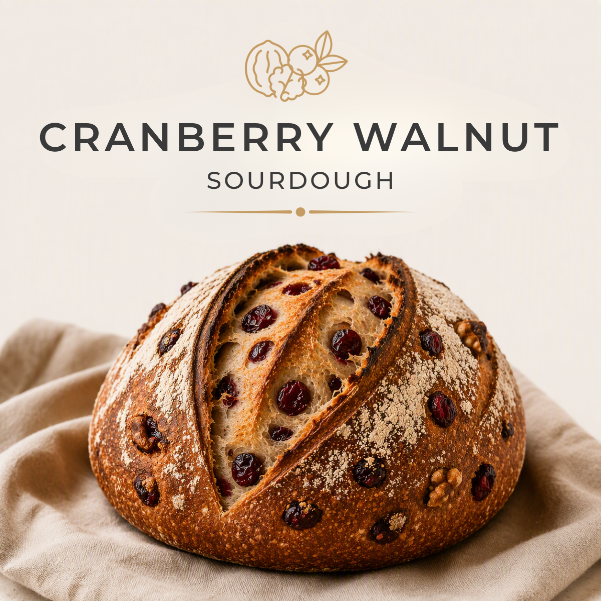 Cranberry Walnut Sourdough