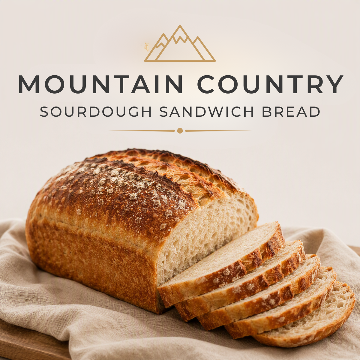 Mountain Country Sourdough Sandwich Bread