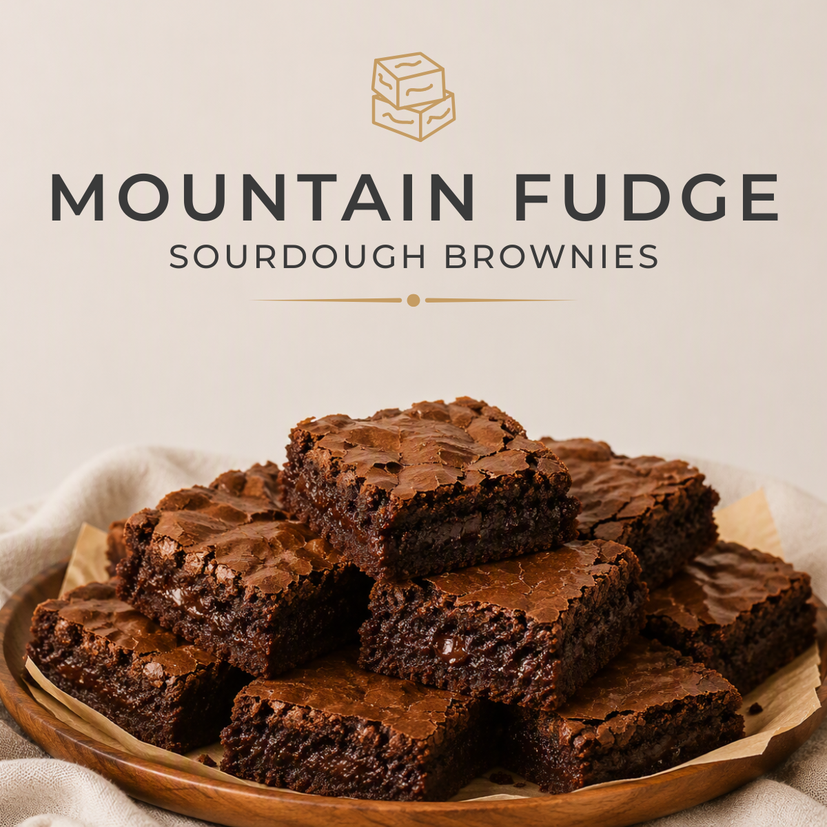 Mountain Fudge Sourdough Brownies